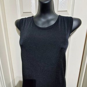 IMPRESSIONS Black Sleeveless Maxi Dress, Size 1X